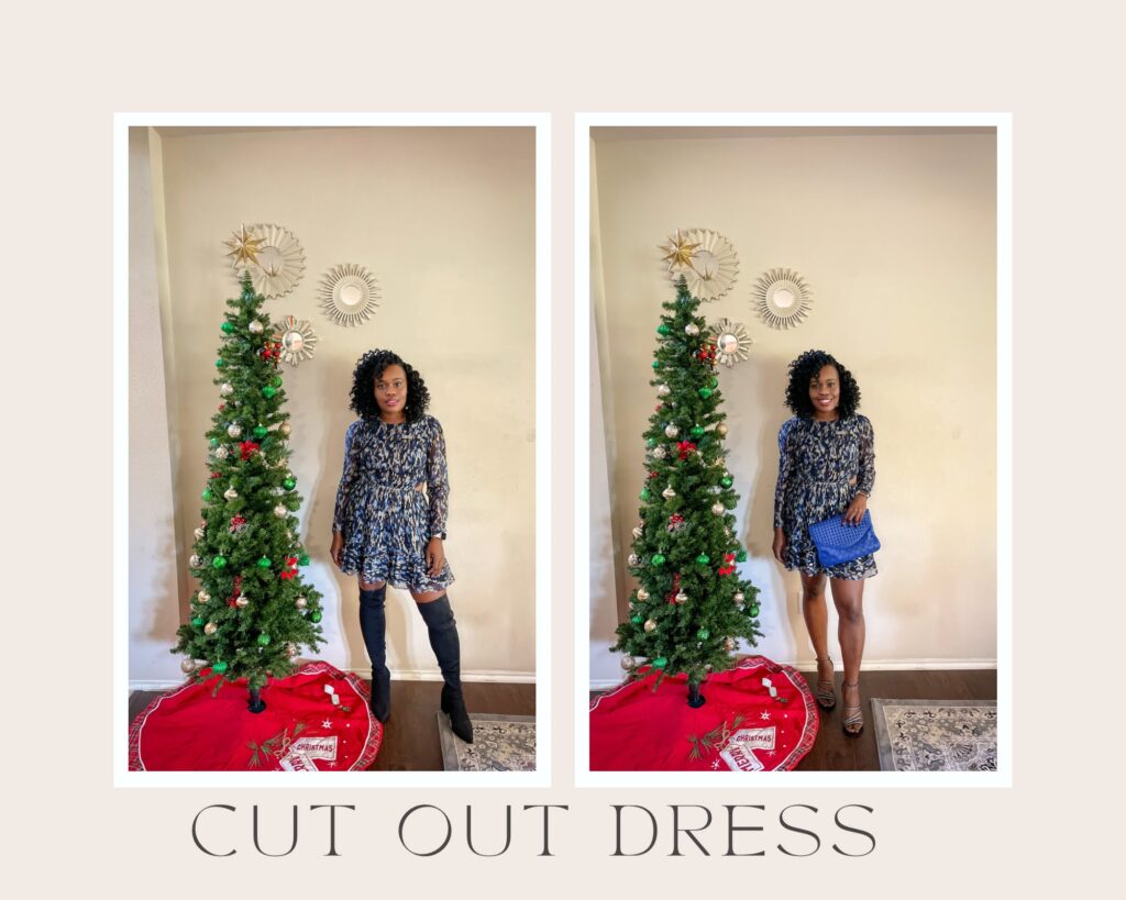 Cut Out Dress For Holiday Party 