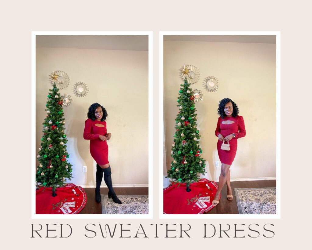 Sweater Dress For Holiday Party 